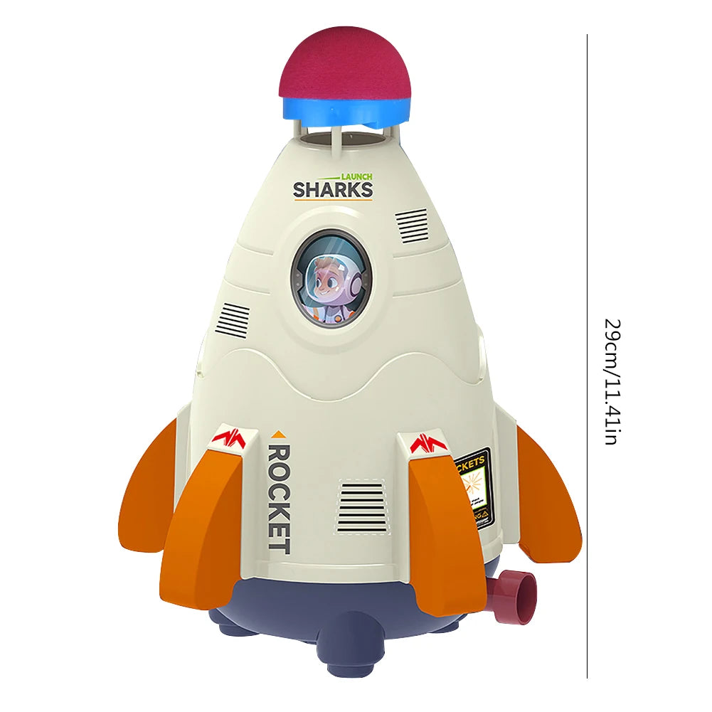 Creative Space Rocket Sprinkler Rotating Water